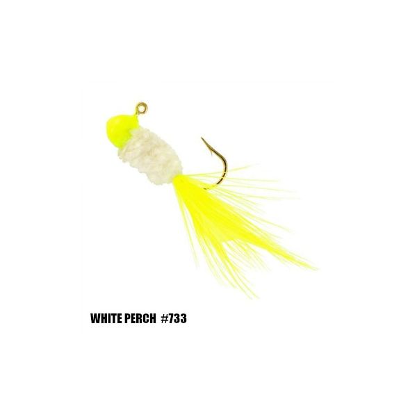Hand Tied Crappie Jigs 1/16 Oz Qty 3